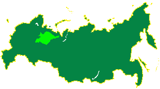 Республика Коми на карте России